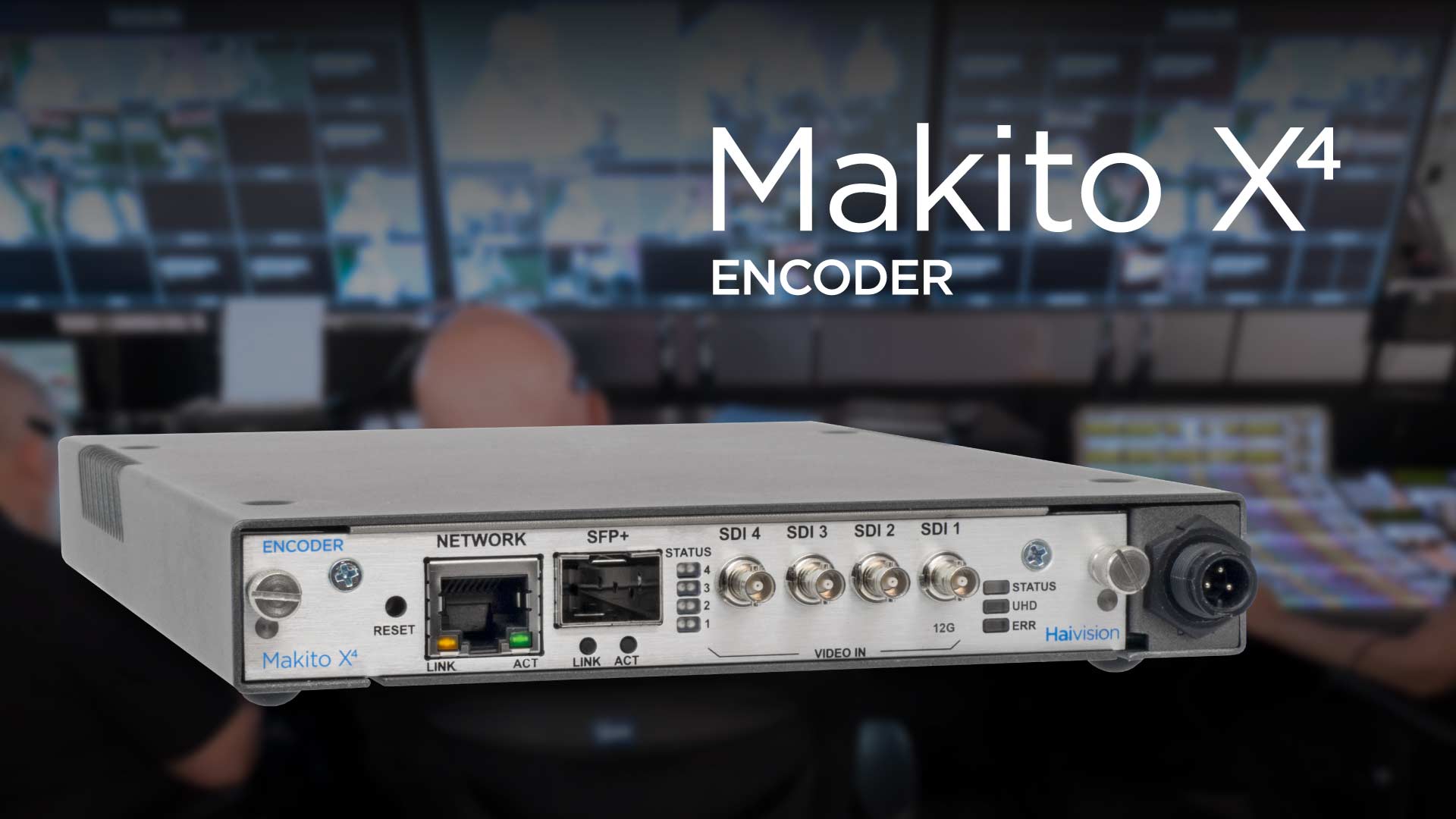 High-Quality and Low-Latency Transmission of 4K Video Contents through Public Network! ～Starts to Sell Makito X4, Ultra-Low Latency Video Encoder by Haivision～